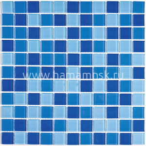 Стеклянная мозаика Blue wave-2 - фото 1