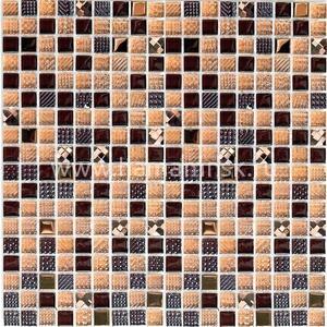 Стеклянная мозаика Crystal brown - фото 1